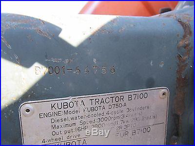 kubota tractor serial number guide